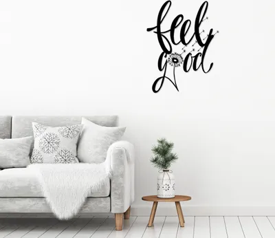 Immagine prodotto di Decorazione da parete in metallo DOBRO, nero