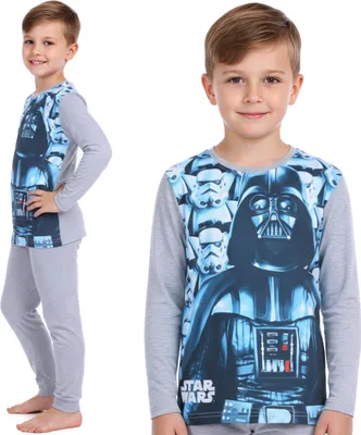 Obrázok produktu pre STAR WARS Darth Vader Pyžamo pre chlapcov, pyžamový set s dlhými nohavicami a dlhými rukávmi 6 lat 116 cm