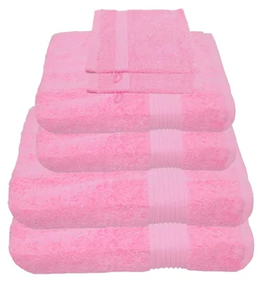 Produktbild von Julie Julsen Handtuch Set Babyrosa,Set:6 tlg. 2 Bade- 2 Handtücher + gratis 2 Waschhand..