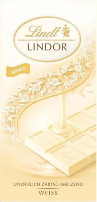Produktbild von Lindt Lindor Weiße Schokolade Tafel 100g