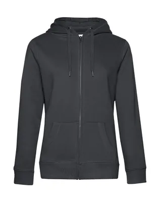 Produktbild von B&C Damen Sweatjacke Hoodie Sweater Zipper Sweatshirt Taschen Basic, Größe:XL, Farbe:Asphalt