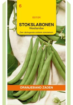 Zdjęcie produktu dla Oranjeband – strączkowe fasolki, odmiana Westlandse, 100g – 1 opakowanie nasion