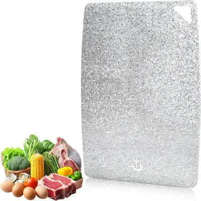 Obrázok produktu pre Doska na krájanie 30x20 cm, do kuchyne, titán, obojstranná, vhodná do umývačky