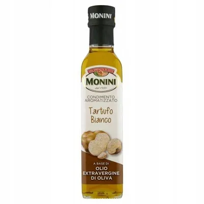 Immagine prodotto di Olio extravergine di oliva aromatizzato al tartufo bianco Monini 250 ml.
