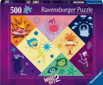 Imagen del producto de Ravensburger, puzzle "Inside Out 2", 500 piezas, multicolor. Ideal para niños. Talla única