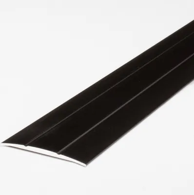 Produktbild von PROVISTON Übergangsprofil | 1.8 x 38 x 2700 mm | Übergangsschiene Übergangsleiste Bodenprofil Abdeckleiste Aluminium eloxiert Bronze Dunkel Selbstklebend