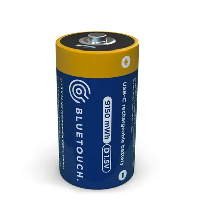 Immagine prodotto di Batteria ricaricabile USB-C BLUETOUCH; tipo D
