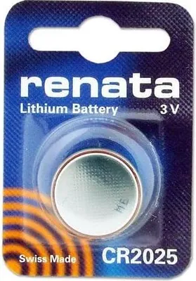 Obrázek produktu pro Renata CR2025 Lithium Mincejková Baterie Renata CR2025