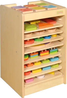 Produktbild von Masterkidz 120333 Rollkasten für Motorikbretter, natur