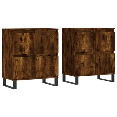 Produktbild von Sideboards 2 Stk. Räuchereiche Holzwerkstoff