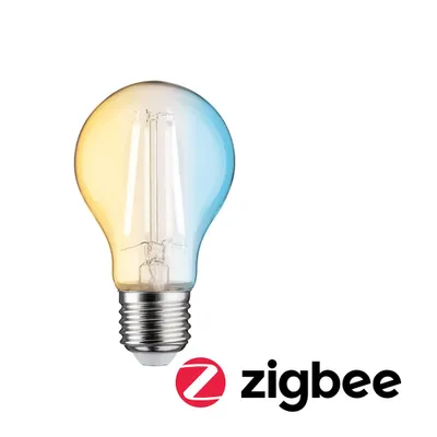 Produktbild von Paulmann Smart Home LED Filament Leuchtmittel Birne 4,7W E27 klar 470lm CCT 2200K-6500K dimmbar Zigbee