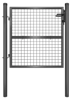 Produktbild von Abschließbares Gartentor – verzinkter Stahl – sicherer Zugang – 106 x 6 x 150 cm