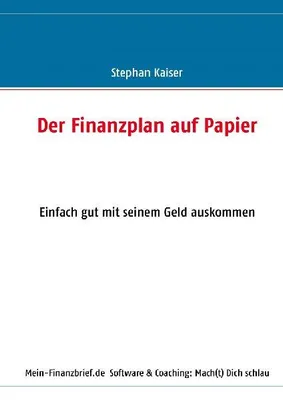 Produktbild von Der Finanzplan auf Papier