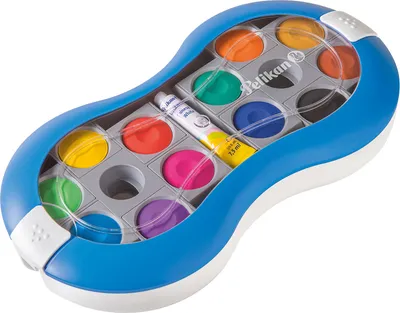 Produktbild von Pelikan Deckfarbkasten 735 SP/12 Space Blau    12 Farb + DW