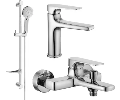Zdjęcie produktu dla Mexen Lynx DF40 zestaw wannowy, chrom - 745903DF40-00