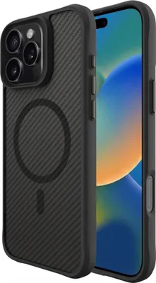 Produktbild von imoshion Rugged Hybrid Carbon Case mit MagSafe iPhone 16 Pro Max - Schwarz