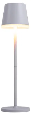 Produktbild von LED Solarleuchte, Tischlampe, Metall, Weiß, IP44, H 41 cm