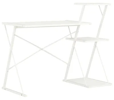 Image de Bureau moderne avec structure en forme de "X" en bois et en acier