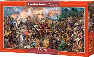 Obrázek produktu pro Puzzle 4000 dílků Bitva u Grunwaldu, Jan Matejko Castorland 400331