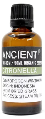 Productafbeelding van Citronella, biologische etherische olie, 50 ml
