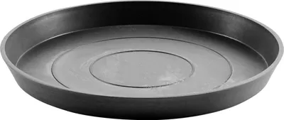 Produktbild von Ecopots Saucer Round, Pflanzenwagen, Kunststoff, Anthrazit, Drinnen, Matte, 445 mm