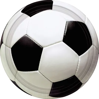 Produktbild von amscan 547040 Motivteller Fussball - Ø 18 cm, 8 Stück
