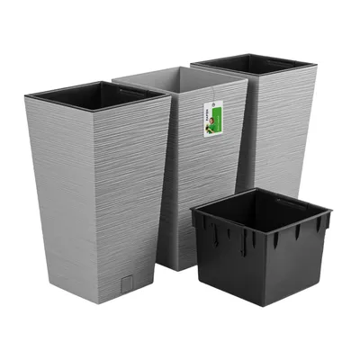 Obrázok produktu pre Kvetináč FURU Square Balcony Box Kvetináč Grey 35 L