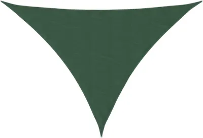Image de Voile parasol tissu oxford triangulaire 4x4x5,8 m vert foncé