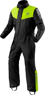 Produktbild von Revit Pacific 4 H2O 1-Teiler Motorrad Regenkombi, schwarz/gelb, XL