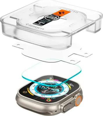 Produktbild von Spigen AGL05556, Displayschutz, Smartwatch, Transparent, Apple, Watch Ultra 49mm (2022), Gehärtetes Glas