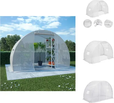 Produktbild von vidaXL Gewächshaus 4,5 m² 300x150x200 cm -  Gewächshäuser