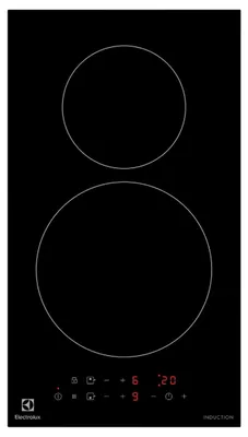 Produktbild von Electrolux LIT30230C, Schwarz, Integriert, 29 cm, Zonen-Induktionskochfeld, Gehärtetes Glas, 2 Zone(n)