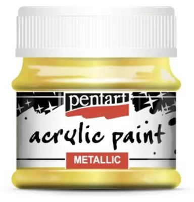 Produktbild von PENTART Metallic-Acrylfarbe 50 ml BAROCKGOLD
