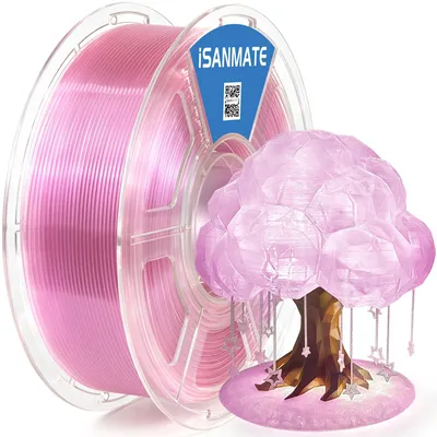 Obrázok produktu pre Transparentný filament PLA, vysokorýchlostný, 1,75 mm, 1 kg/cievka, pre 3D tlačiarne, rýchlosť tlače 30-300 mm/s