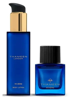 Zdjęcie produktu dla Zestaw upominkowy Thameen Riviere: Woda perfumowana 50 ml – Balsam do ciała 100 ml