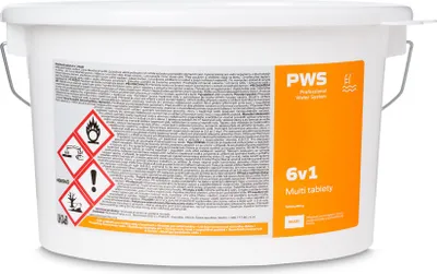 Obrázok produktu pre Multi bazénové tablety 6v1 200g 5kg