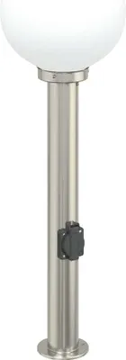 Produktbild von vidaXL Pollerleuchte mit Auslass 80 cm Edelstahl IP44