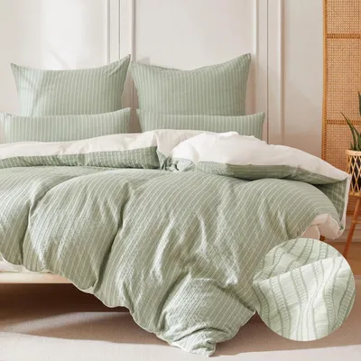 Produktbild von Hocker mit Stauraum, quadratisch und weich, mit Holzbeinen, Pouf für Wohnzimmer, 40 x 40 x 40 cm, creme