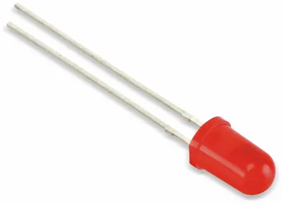 Immagine prodotto di LITEON LED, LTL-4223, rosso, Ø 5 mm, 19 mcd, 30 mA, 36°