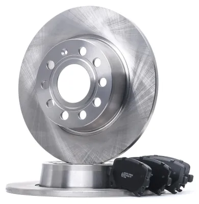Produktbild von RIDEX Bremsenset Hinten Bremsscheiben Beläge Satz für VW Golf VII Schrägheck (5G1, BQ1, BE1, BE2) 272,0mm