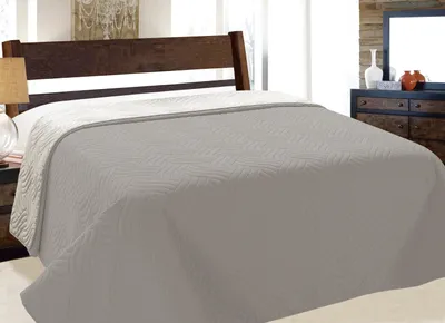 Zdjęcie produktu dla Narzuta dwustronna Vigo II 011 Szara Bez poszewek 220x240