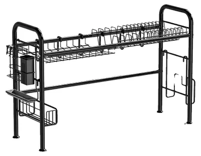Produktbild von Geschirrabtropfgestell, Doppelstöckig, Effizientes Entwässerungsdesign, Rack-A