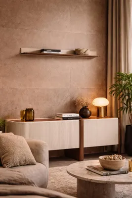 Obrázok produktu pre Minimalistický regálový modul s elegantnou konštrukciou a odkladacou plochou