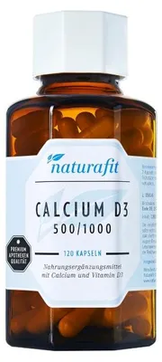 Zdjęcie produktu dla naturafit Calcium D3 500/1000 kapsułek, 120 kapsułek