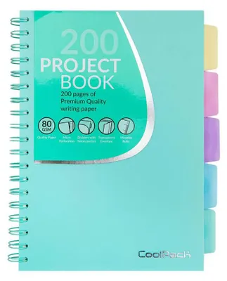 Produktbild von CoolPack 02886CP, Einfarbig, Mintfarbe, A4, 200 Blätter, 80 g/m², Hardcover