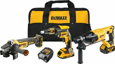 Zdjęcie produktu dla Dewalt Zestaw Combo 18V Dck308Dm (Dcf620+Dch133+Dcg405) 1X4,0Ah 1X2,0Ah