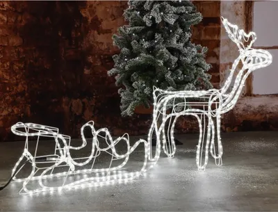 Produktbild von HI Weihnachtsbeleuchtung Rentier mit 432 LEDs