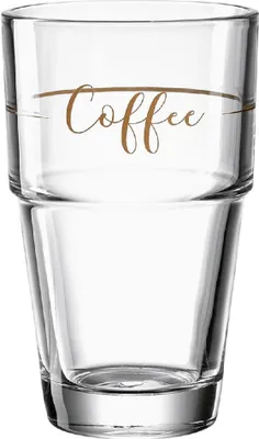 Immagine prodotto di LEONARDO 043468 Tazza Solo Latte Macchiato con motivo Caffè, vetro, 410 ml, trasparente