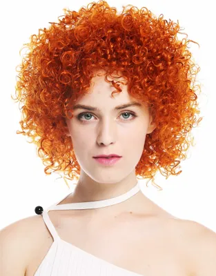 Produktbild von WIG ME UP Perücke kurz voluminös gelockt Orange VK-11-T2735