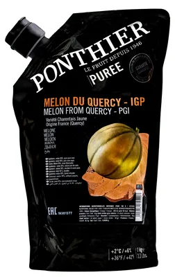 Produktbild von Ponthier MELONEN PÜREE Melon-du-Quercy-Frucht-Püree 1KG